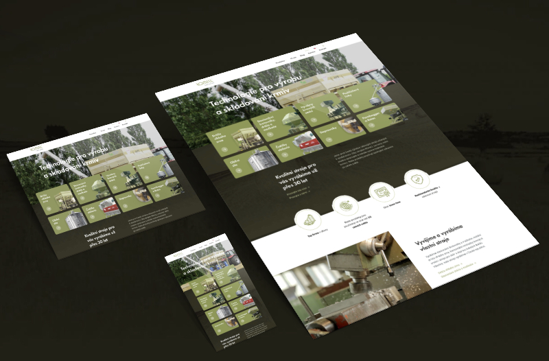 Stroje co drtí a mačkají